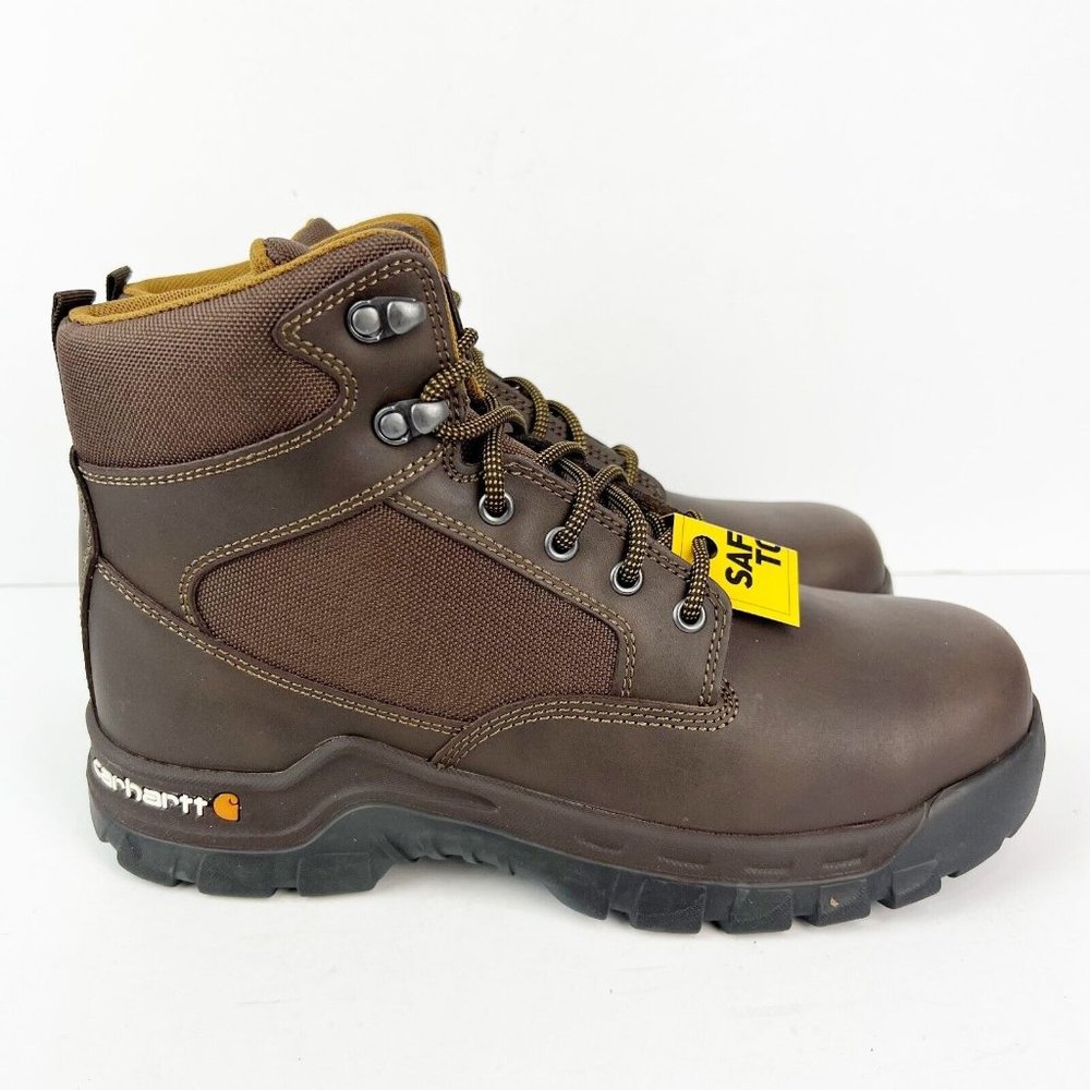 Carhartt Rugged Flex 6-inch Steel Toe Leather Work Boots NIB Size 10M